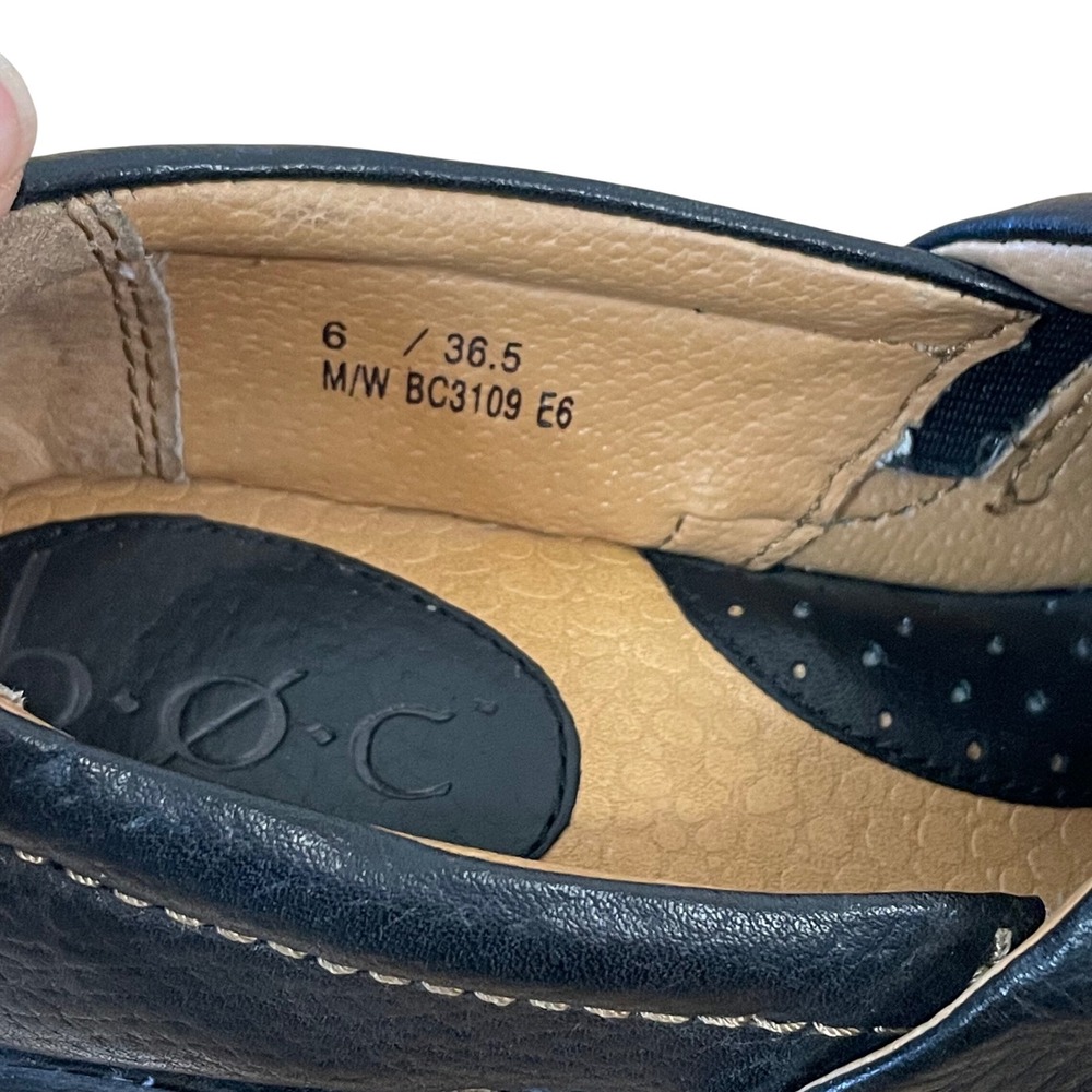 B.o.c Women's Leather Clogs Comfort Slip On Shoes Black Size 6‎ M/W - Picture 6 of 9